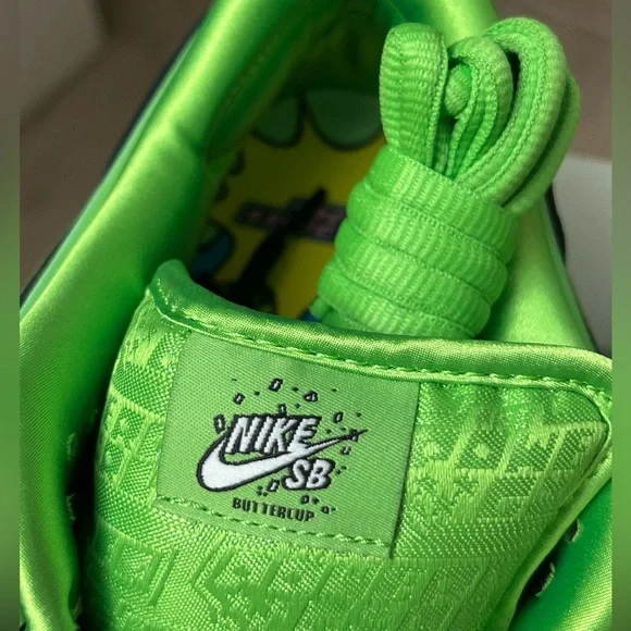 Nike SB Dunk Powerpuff Girls “Buttercup” Size 11.5M BRAND NEW! - Picture 7 of 10